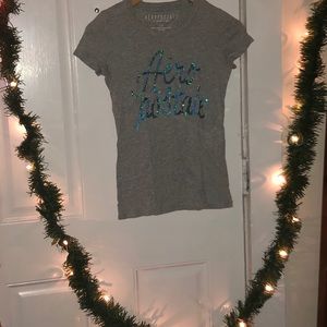 Grey Glitz Areo T-shirt